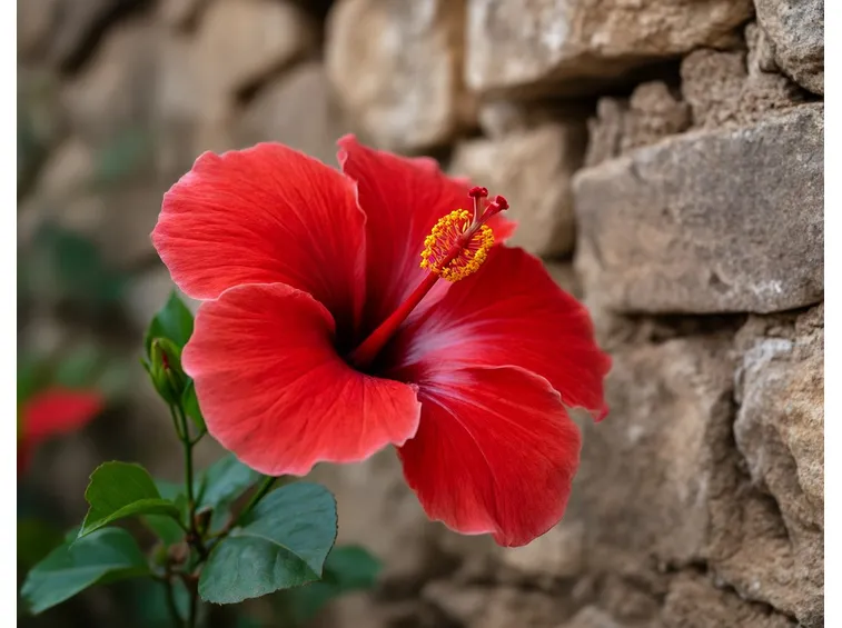 Parassiti Ibisco rosso.