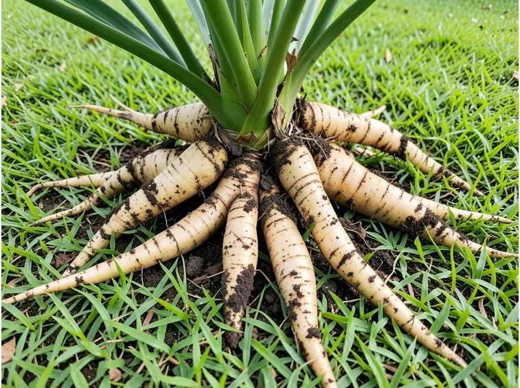 Apparato radicale strelitzia