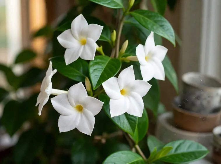 Fioritura pianta rampicante