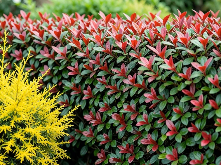 Siepe ornamentale colorata
