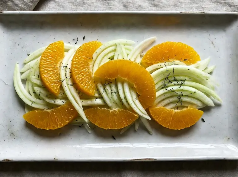insalata finocchio e arancia