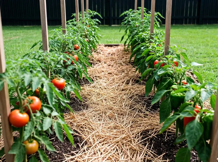 Pacciamatura pomodori