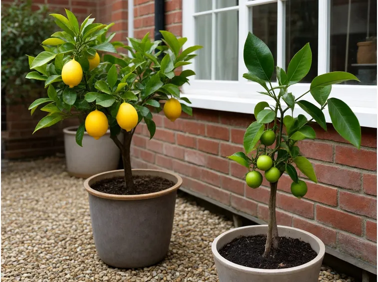 Risposta limone sul terrazzo