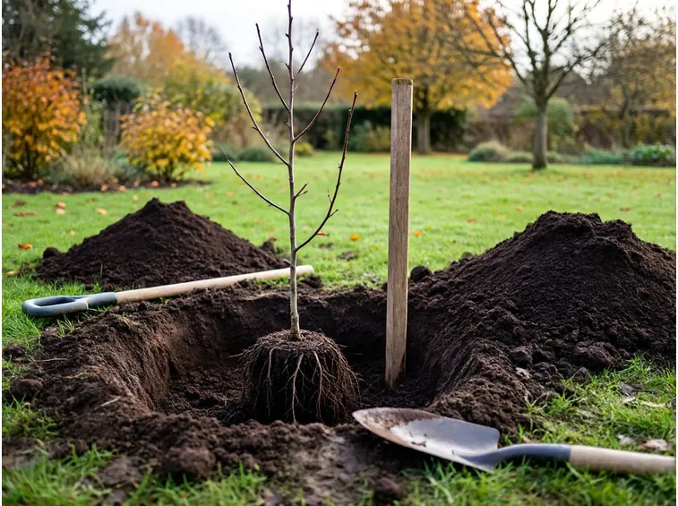 La buca, il terreno e la posizione del punto d'innesto