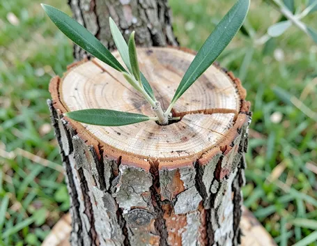 Innesto olivo.