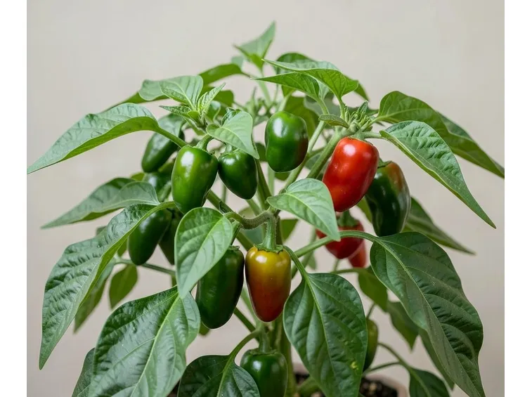 Pianta di peperoncini jalapeno