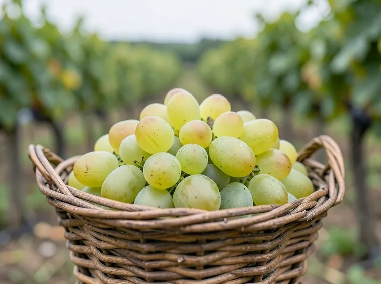 uva raccolta per la vendemmia