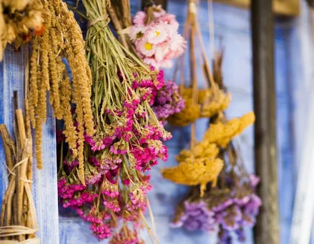 Composizione fiori secchi