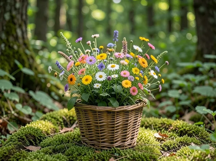 raccolta fiori