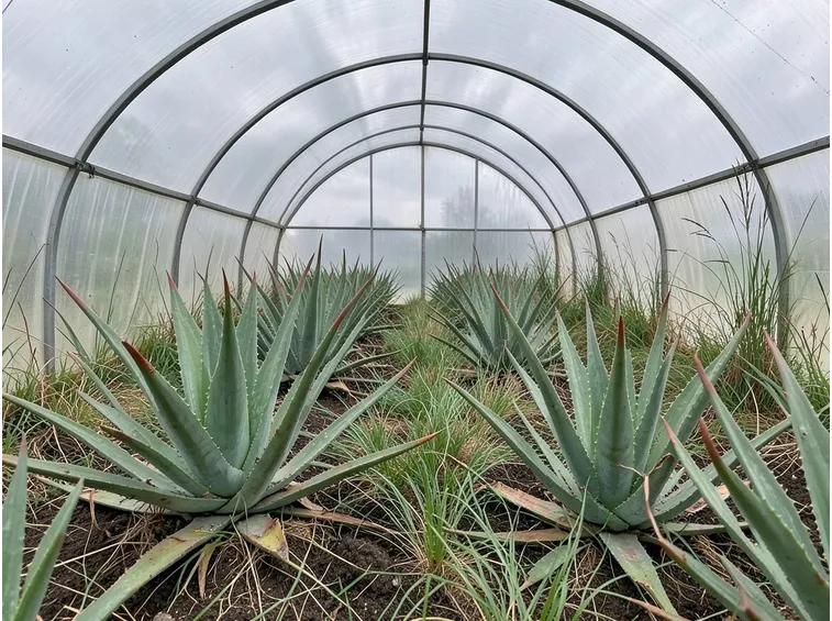 aloe arborescens in serra