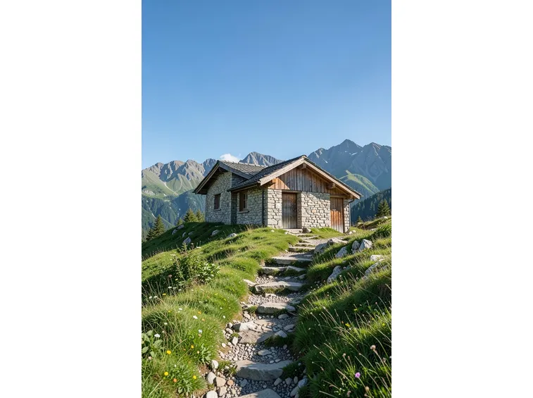 in montagna
